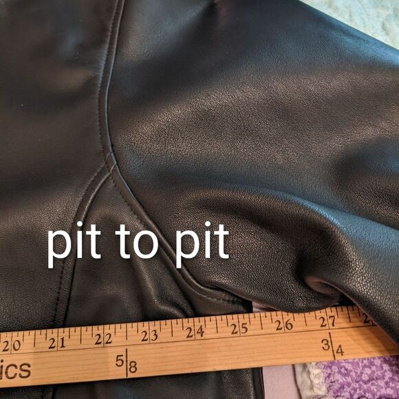 ROUNDTREE AND YORK Men Black Lambskin Leather Jacket XL - Picture 12 of 16